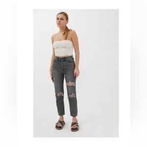 BDG High-waisted slim straight jean